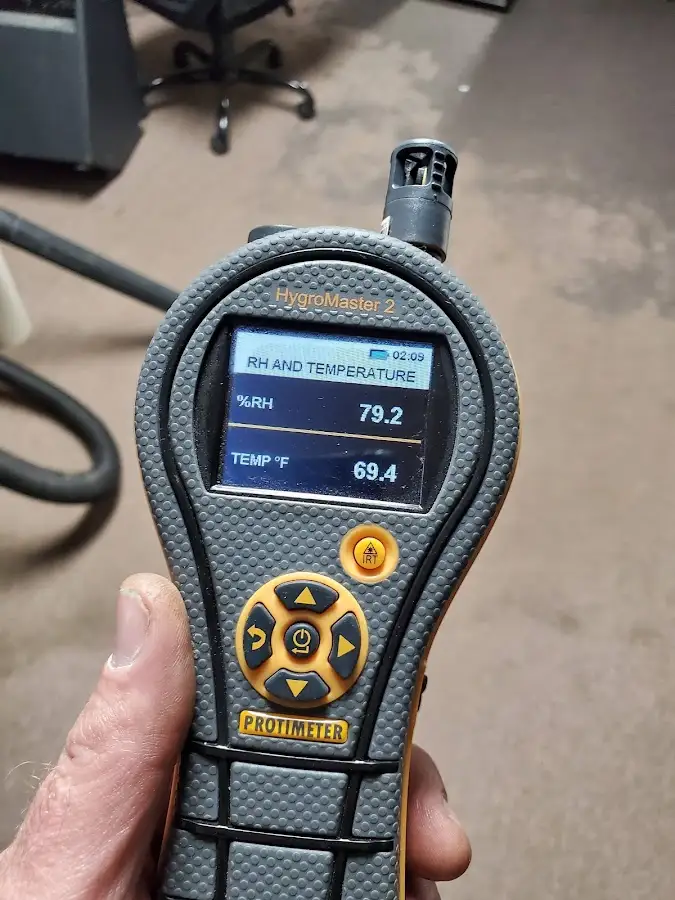 Moisture meter humidity assessment for Fire & Smoke Damage Restoration in Abington